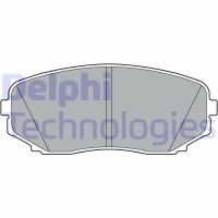 LP3399 DELPHI Комплект гальмівних колодок дисковий гальм
