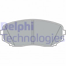 LP3399 DELPHI Комплект гальмівних колодок дисковий гальм