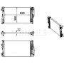CR 1173 000P MAHLE Радіатор охолодження двигуна