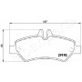 PP-0522AF JAPANPARTS Комплект гальмівних колодок дисковий гальм
