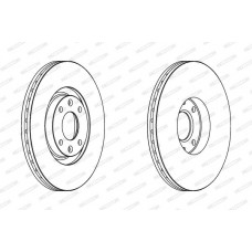 DDF1442C FERODO Гальмівний диск
