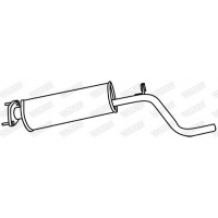 18886 WALKER Середній глушник вихлопних газів