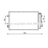 IV5127D AVA QUALITY COOLING Конденсатор кондиціонера