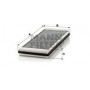 CUK 3840 MANN-FILTER Фільтр повітря у внутрішньому просторі