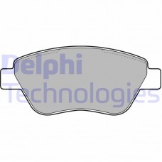 LP1899 DELPHI Комплект гальмівних колодок дисковий гальм