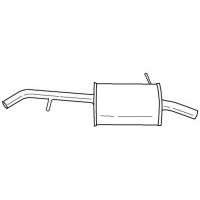 46606 SIGAM Глушник вихлопних газів кінцевий