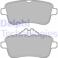 LP2443 DELPHI Комплект гальмівних колодок дисковий гальм