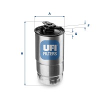 24.427.00 UFI Паливний фільтр