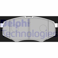 LP2227 DELPHI Комплект гальмівних колодок дисковий гальм