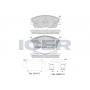 182414 ICER Комплект гальмівних колодок дисковий гальм