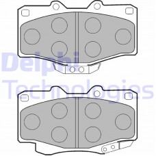 LP854 DELPHI Комплект гальмівних колодок дисковий гальм