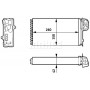 AH 162 000S MAHLE Теплообмінник обігрів салону