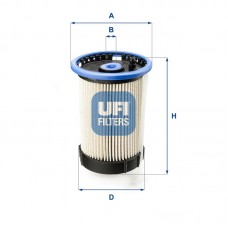 26.065.00 UFI Паливний фільтр