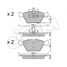 822-207-0 CIFAM Комплект гальмівних колодок дисковий гальм