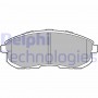 LP3245 DELPHI КомплеК т гальмівних колодок, дискове гальмо