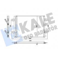 389300 KALE OTO RADYATÖR Конденсатор кондиціонера