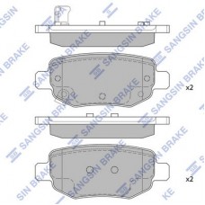 SP2126-R Hi-Q Комплект гальмівних колодок дисковий гальм