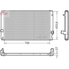 DRM51019 DENSO Радіатор охолодження двигуна
