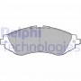 LP1304 DELPHI Комплект гальмівних колодок дисковий гальм