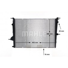 CR 1197 000S MAHLE Радіатор охолодження двигуна