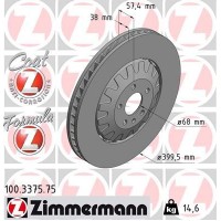 100.3375.75 ZIMMERMANN Гальмівний диск