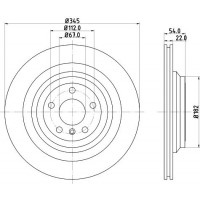 8DD 355 126-311 HELLA PAGID Гальмівний диск