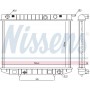 63299 NISSENS Радіатор охолодження двигуна