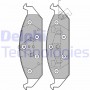 LP1161 DELPHI Комплект гальмівних колодок дисковий гальм