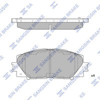 SP1377A Hi-Q Комплект гальмівних колодок дисковий гальм