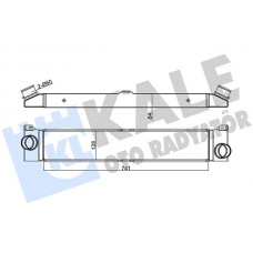 343210 KALE OTO RADYATÖR Интеркулер