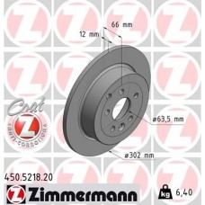 450.5218.20 ZIMMERMANN Гальмівний диск