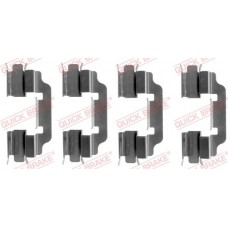 109-1601 QUICK BRAKE Комплектуючі колодки дискового гальма 109-1601 QUICK BRAKE Комплектуючі колодки дискового гальма