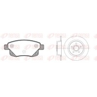 81252.01 REMSA Комплект гальм дисковий гальмівний механізм