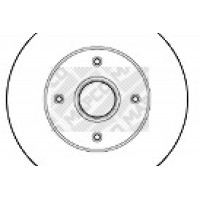 15124 MAPCO Гальмівний диск