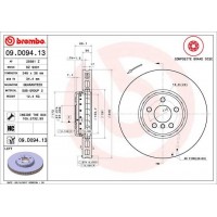 09.D094.13 BREMBO Гальмівний диск