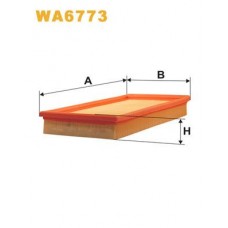 WA6773 WIX FILTERS Повітряний фільтр