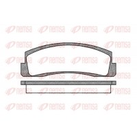 0103.00 REMSA Комплект гальмівних колодок дисковий гальм