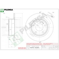 5131 PILENGA Гальмівний диск