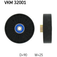 VKM 32001 SKF Паразитный / ведущий ролик, Поліклиновий ремінь