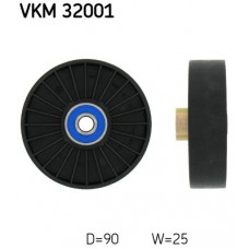 VKM 32001 SKF Паразитный / ведущий ролик, Поліклиновий ремінь