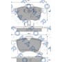 FO 918881 FOMAR Friction КомплеК т гальмівних колодок, дискове гальмо