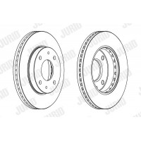 563083JC JURID Гальмівний диск