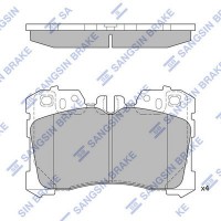 SP1496 Hi-Q КомплеК т гальмівних колодок, дискове гальмо