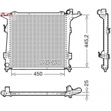 DRM43006 DENSO Радіатор охолодження двигуна
