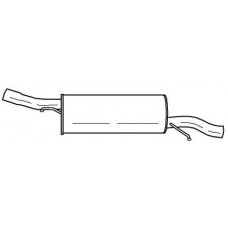 10668 SIGAM Глушник вихлопних газів кінцевий