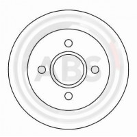 16375 A.B.S. Гальмівний диск