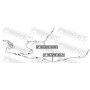 01100-NRE180RH FEBEST Тросик, cтояночный тормоз