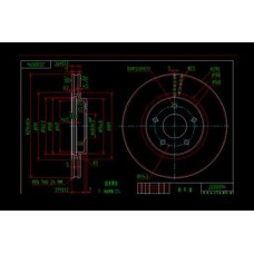 42435 WXQP Гальмівний диск