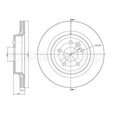 23-1273C METELLI Гальмівний диск