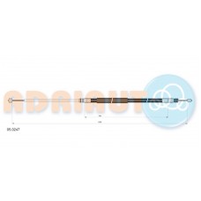 05.0247 ADRIAUTO Тросик, cтояночный тормоз